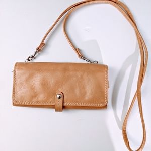 Fossil Leather Crossbody Wallet